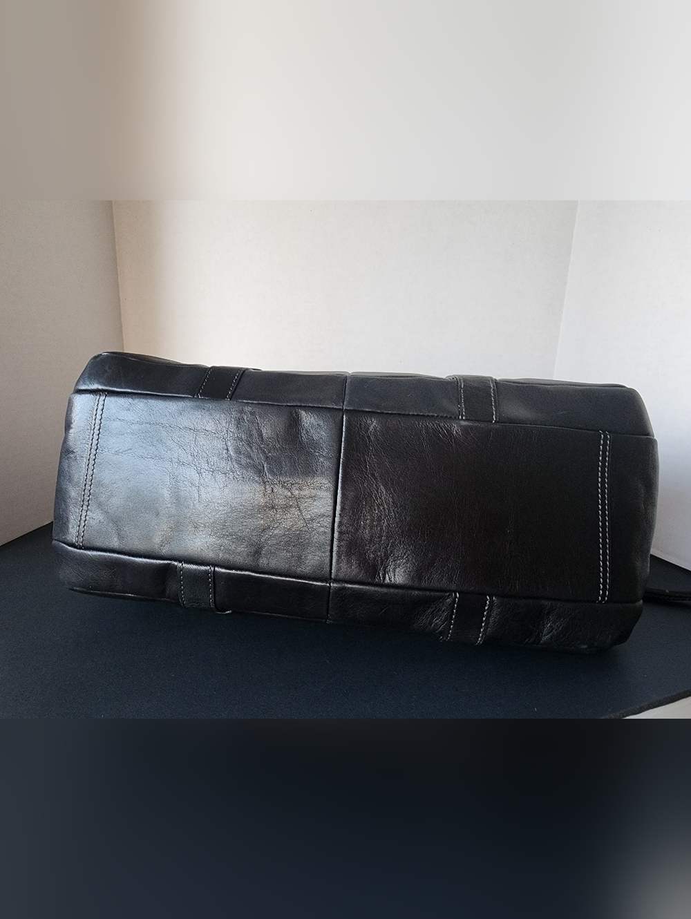 Coach Bonnie Cashin Soho Shoulder Bag, Black Leather, EUC, 2008, 12696 - Picture 5 of 16
